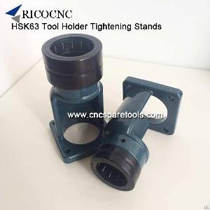 hsk63 tool holder locking bt40 toolholder clamping stands iso40 tightening