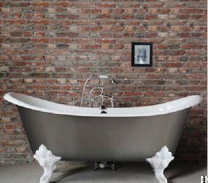 Double Slipper Cast Iron Bath Tub Yx-008