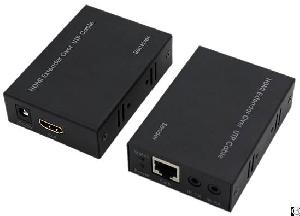 60m Hdmi Extender By Single Cat5e / 6 Cable With Edid, Ir