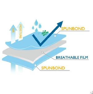 Sfs Tri-laminated Breathable Waterproof Nonwoven