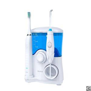 Combining Water Flosser With Sonic Toothbrush