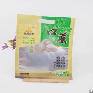 eco food grade die cut handle plastic bags