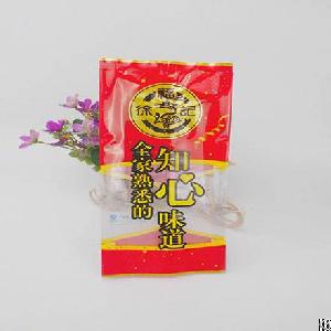 High Quality Back Center Sealed Custom Printed Plastic Bulk Candy Packaging Pouch Bag With Clear