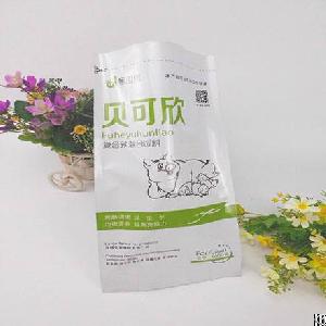 Hot Saleplastic Quad Seal Bagforcompound Premixed Feed Plastic Packaging Bag