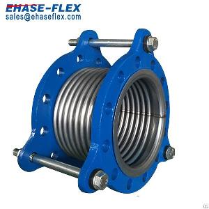 flange joint flexible metal corrugated hose pipe