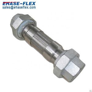 flexible braided corrugated metal hose pipe fittings