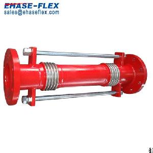 metal flange lateral corrugated bellows universal expansion