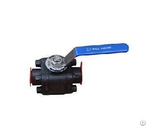 3pc thread forged ball valve