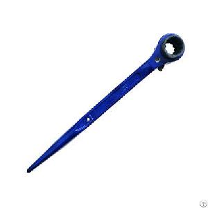 blue powder coated ratchet podger spanner