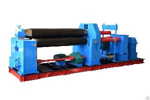 Level Down Three-roller Bending Roll Machine For Steel Plate