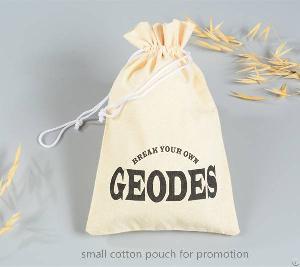 cotton drawstring promotional bag