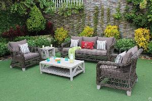 Unique Outdoor Five Piece Wicker Sofa Set Rasf-121 5