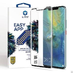 huawei mate 20 pro coverage tempered glass screen protector installation