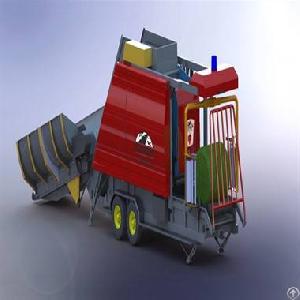 Maize Corn Silage Beet Pulp Tmr Hay Round Baler Machine