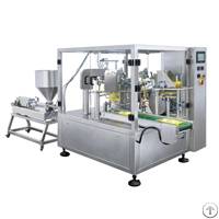 Paste Or Liquid Premade Bag Filling And Packing Machine