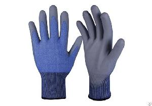 Pu Coated Safety Work Gloves / Pcg-007