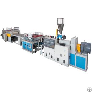 pvc advertising foam sheet line