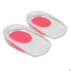 foot care soft gel silicon posture corrective heel cups cushion zg 277