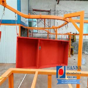 Automatic Industrial Powder Coating Line Machine For Cabinet Coating System