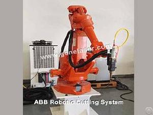 abb robotic laser cutter fiber cutting robot cell gene automation