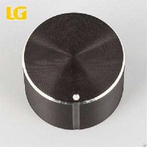 Iso9001 Oem Ningbo China Round Black Aluminum Alloy Knob With High Quality