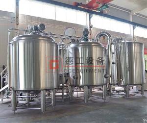 stainless steel micro beer mashing brewhouse