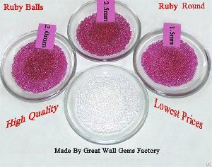 1mm To 10mm Ruby Balls