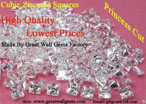 Produce And Supply Cubic Zirconia Cz Squares