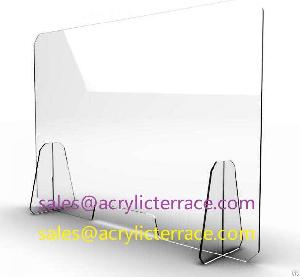 acrylic partition panel board divider protection shield bank drugstore office