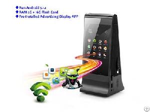 China Funtek Restaurant Menu Power Bank Wifi Android Table Advertising Player Charging Station