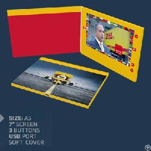 Corporate 7 Inch Ips Screen Hd Video Brochure Direct Mailer Vgc-070 For Business Meetings