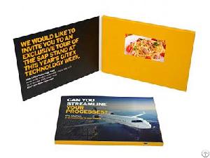 Funtek Custom 4-inch Hd Video Brochure Mailer Vgc-040 For Top Brand Marketing