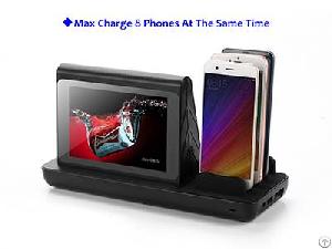 Funtek Offer Best Quality Table Lcd Advertising Player With Power Bank 20800mah