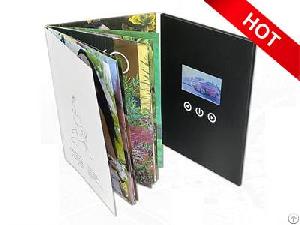 funtek customized lcd advertising video book