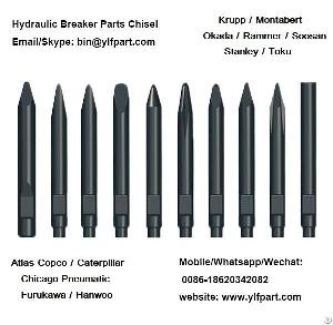 Tr200 Tr210 Tr316b Teisaku Parts Hydraulic Breaker Hammer Chisel