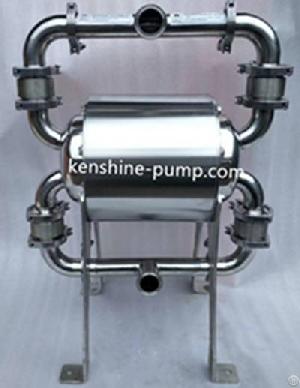 qbw hygienic pneumatic diaphragm pump