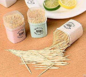 Bamboo Material And Toothpicks Table Decoration