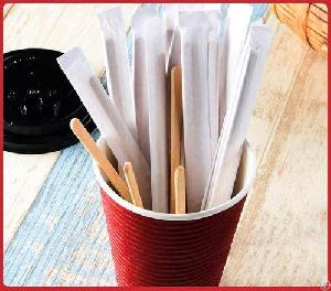 Wooden Coffee Mix Sticks Coffee Stir Stick