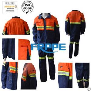 Fire Rated Fr Cotton Coveralls Two Tone Safety Clothes