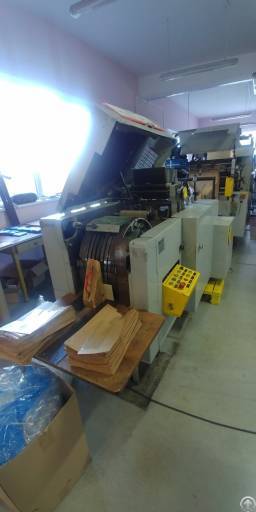 Used Flat / Satchel Bag Making Machine With 4 Color In-line Printer And Window Unit