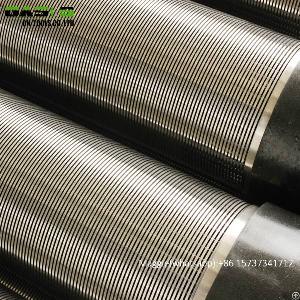 Stainless Steel 304 Of Pipe Sand Control Wire Wrapped Screen Filters For Deep Water Well Drilling