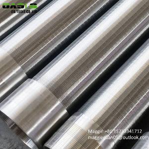 Stainless Steel 304l Wire Wrapped Sand Control Screen Pipes For Water Well