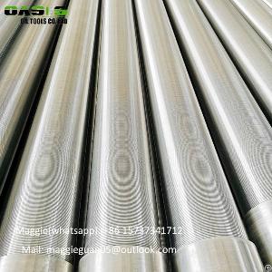 Stainless Steel Cage Type V-wire Wound Screen Pipes For Water Well China Manufacturer