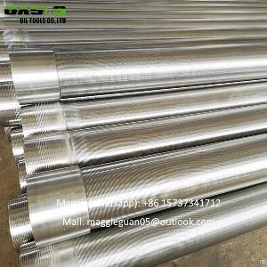 stainless steel wire wound screen pipes water cylinder