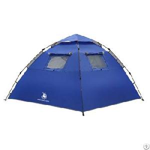 3-4 Person Double Layer Waterproof Family Camping Automatic Tent H5