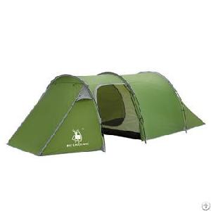 Double Layer One Bedroom One Living Room Family Tunnel Tent H35