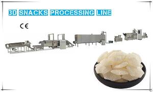 3d snacks processing line