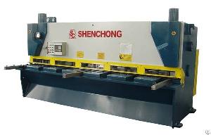 Cnc Hydraulic Guillotine Plate Shearing Machine For 8mm 3200mm Sheet Metal Cutting