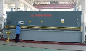 Cnc Hydraulic Sheet Metal Plate Shearing Machine Usa 12x6000mm