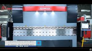 cnc press brake france 160ton 4 meter 6 1 axis delem da 66t system steel sheet